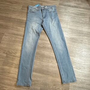 Izod‎ Ultra Stretch Slim Jeans Mens 34x32 Cinder Light Wash IZ25-82SL NEW